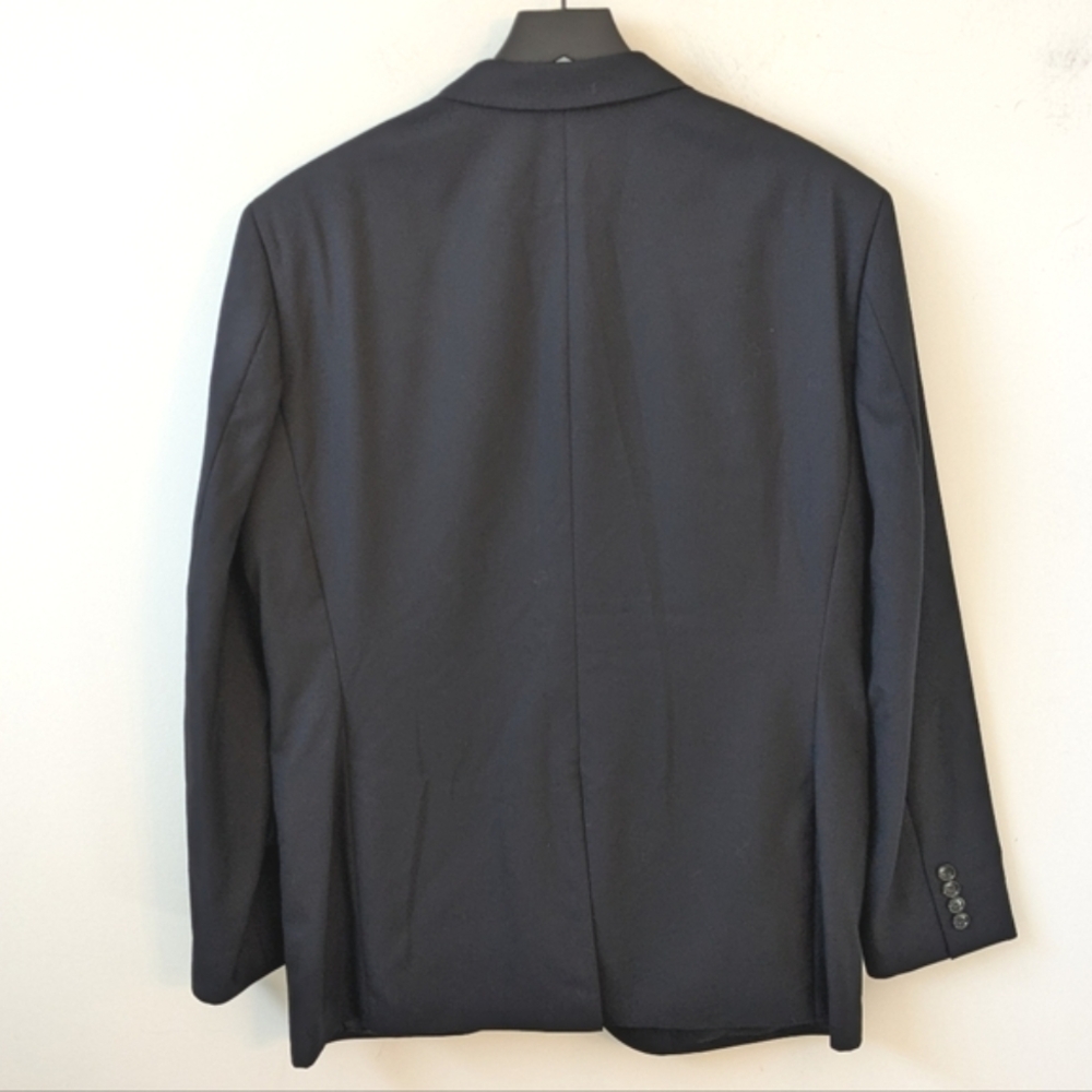 J. Crew Men's Blue Italian Wool Ludlow Jacket  Two Button Blazer Size 44R - Picture 3 of 6
